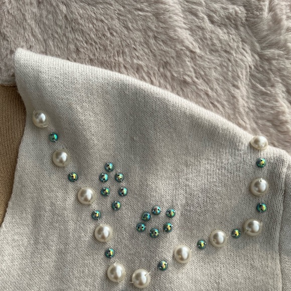 Wildfox beaded cropped sweater - Picture 4 of 6